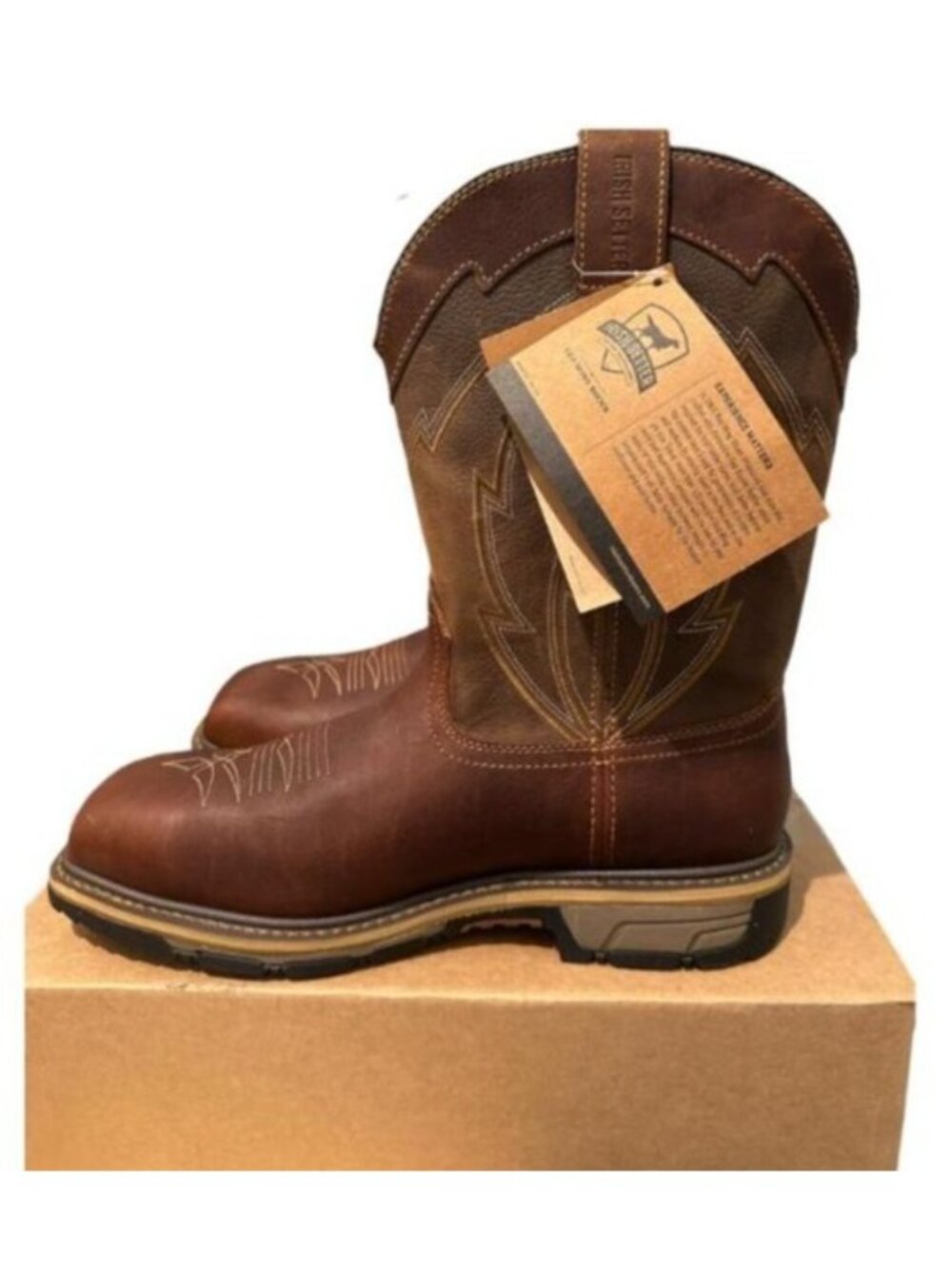 Red Wing Irish Setter Marshall Safety Toe Waterproof Boot 83972 Men's 12 D NWT